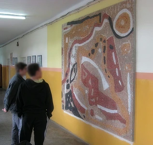 Atelje Milunović - Mozaik u osnovnoj školi Đura Jakšić 