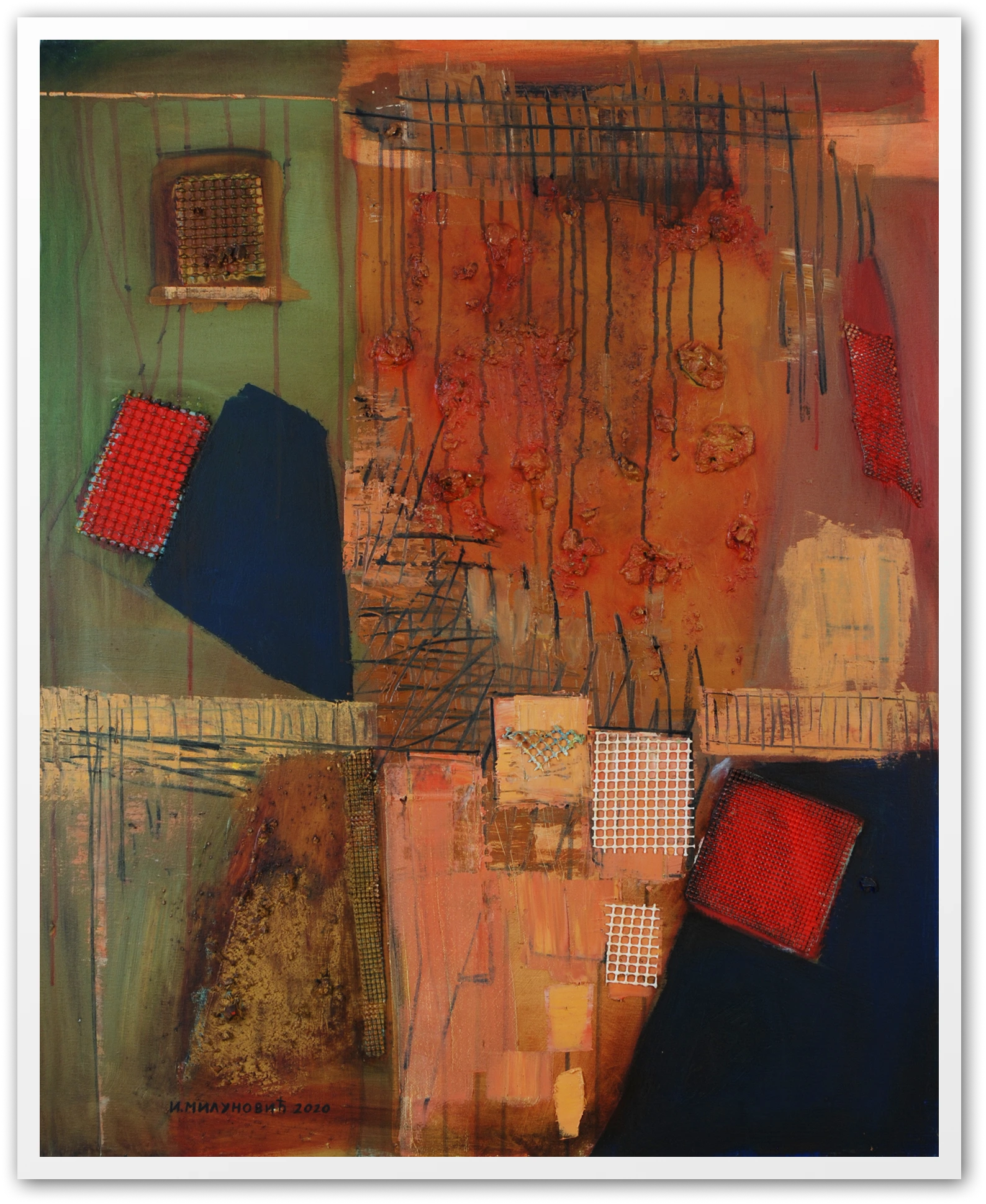 Apstraktna slika - Ručno rađeno, Slike | Atelje Milunović