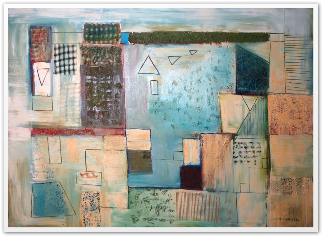 Apstraktna slika - Ručno rađeno, Slike | Atelje Milunović