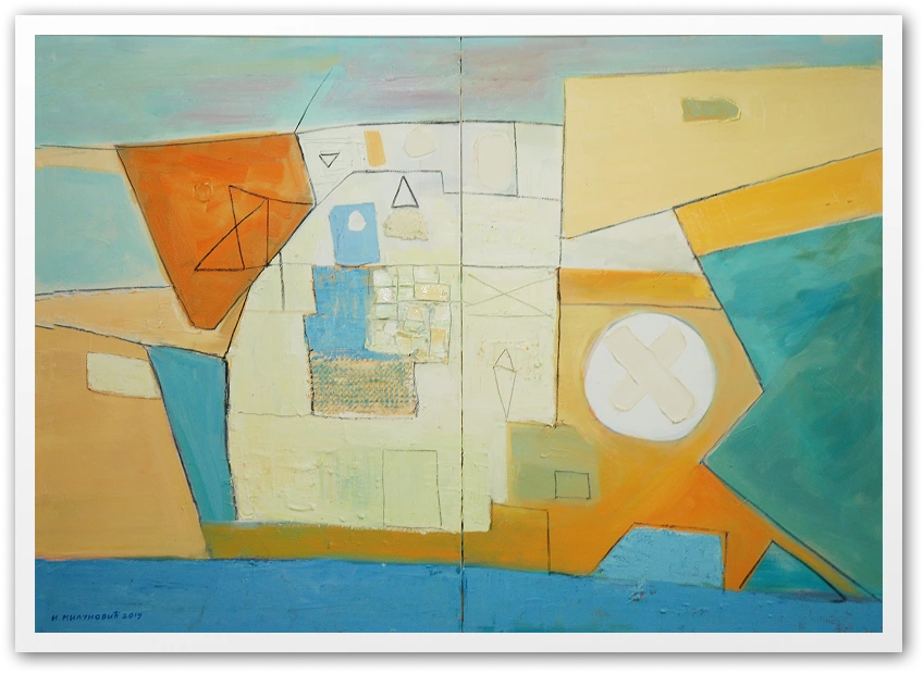 Apstraktna slika - Ručno rađeno, Slike | Atelje Milunović