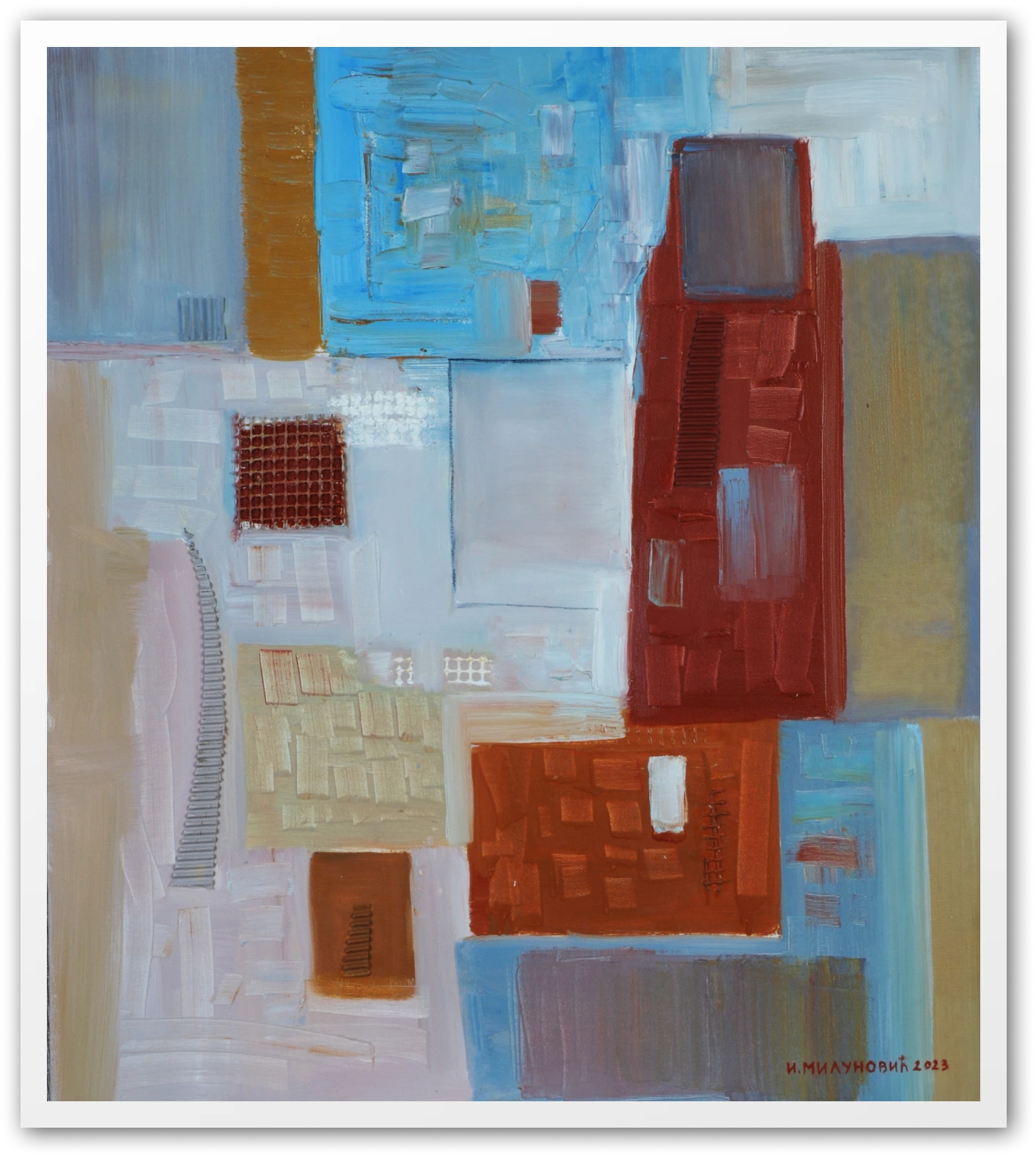 Apstraktna slika - Ručno rađeno, Slike | Atelje Milunović