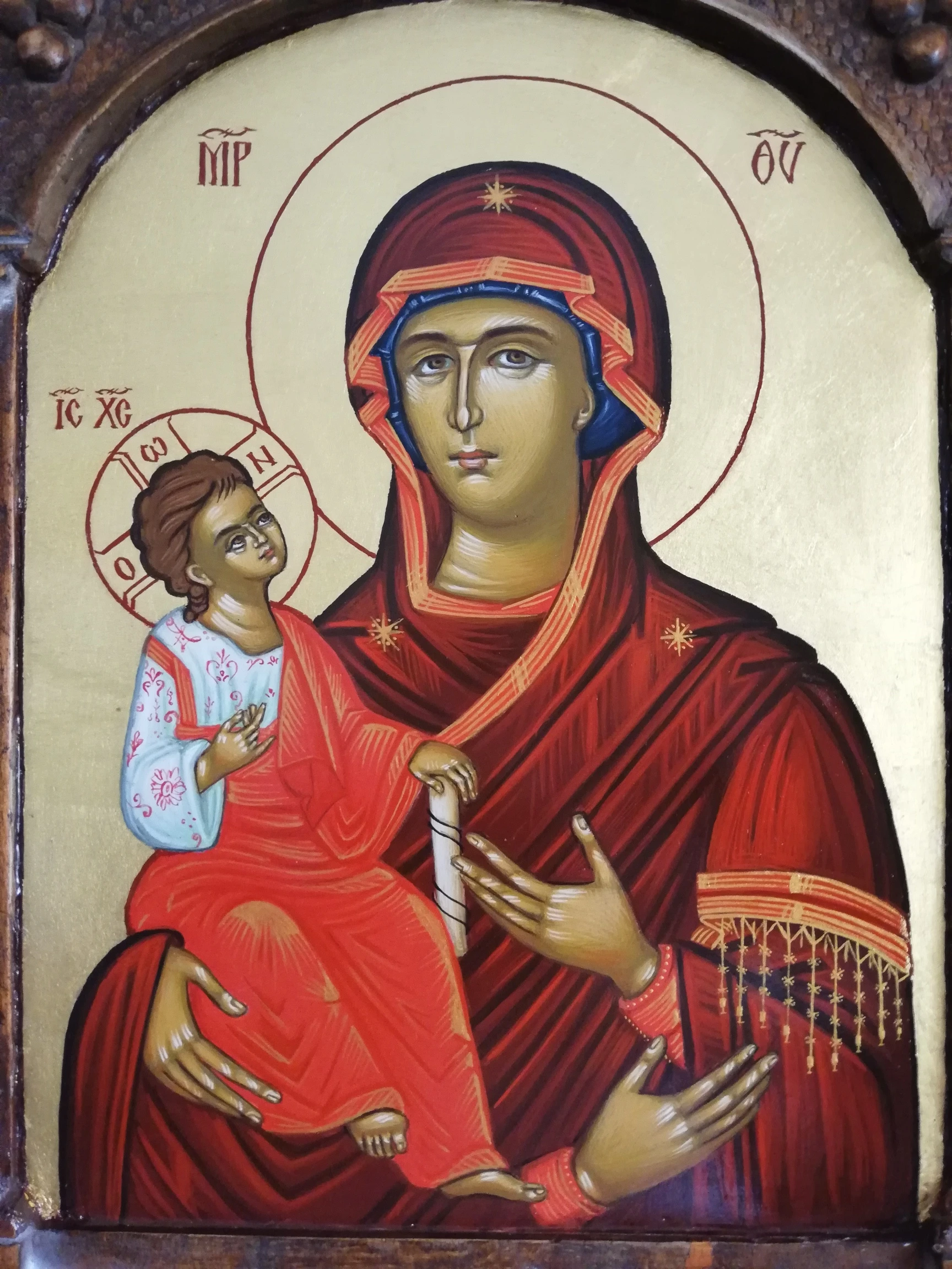 Bogorodica Trojeručica - Ručno rađeno, Ikone | Atelje Milunović